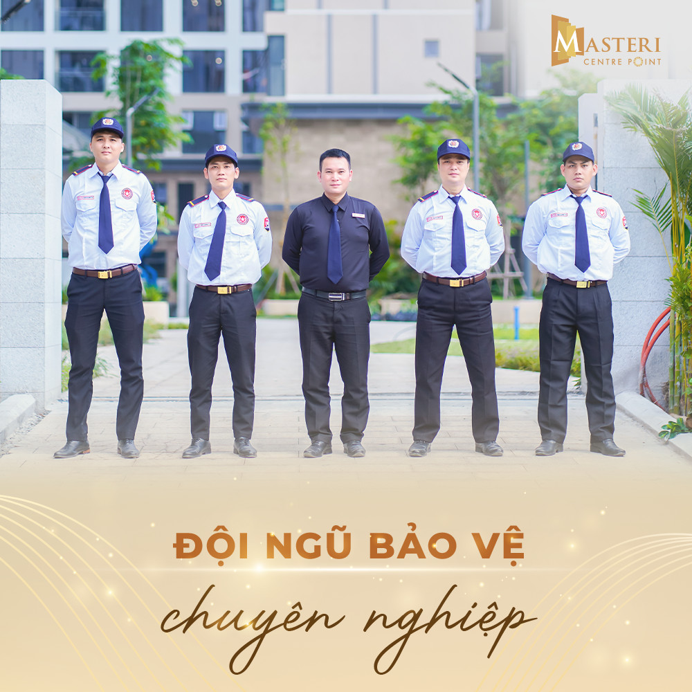 Đội ngũ bảo vệ chuyên nghiệp 