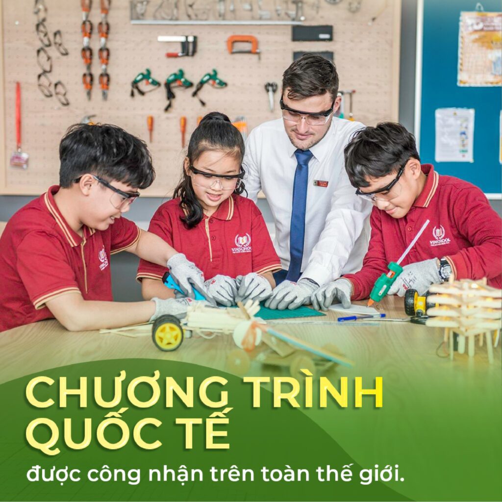 Vinschool có chương trình học chuẩn quốc tế