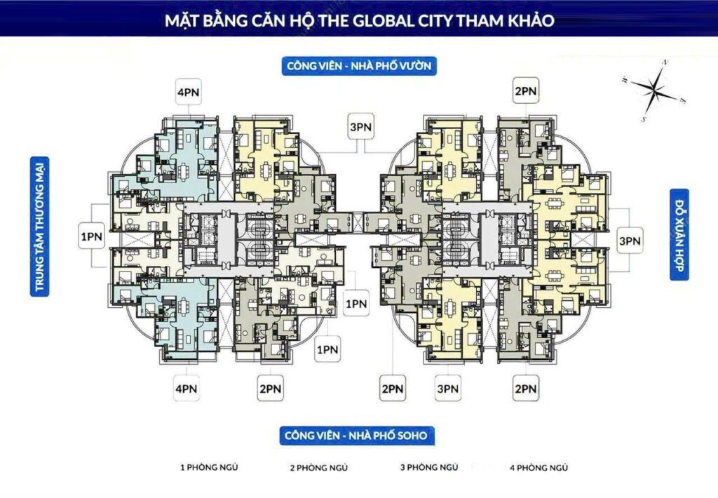 Mặt Bằng Căn hộ Masteri Grand View