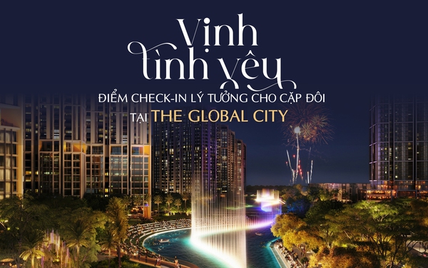 Check-in “Vịnh tình yêu” cực đẹp tại Downtown The Global City