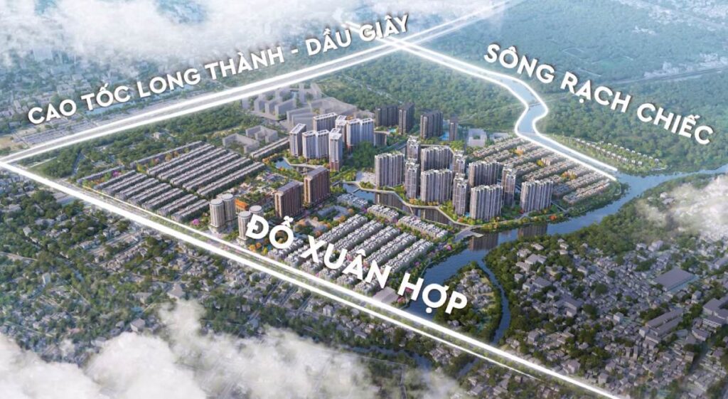 Vị trí dự án "Nhì cận giang" The Global City